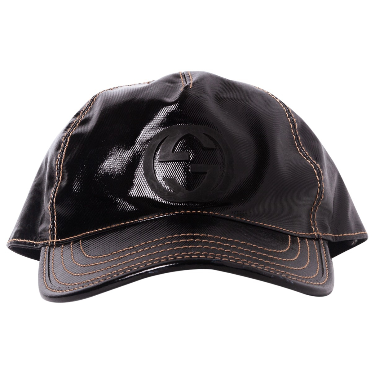 Leather cap Gucci Black size L 